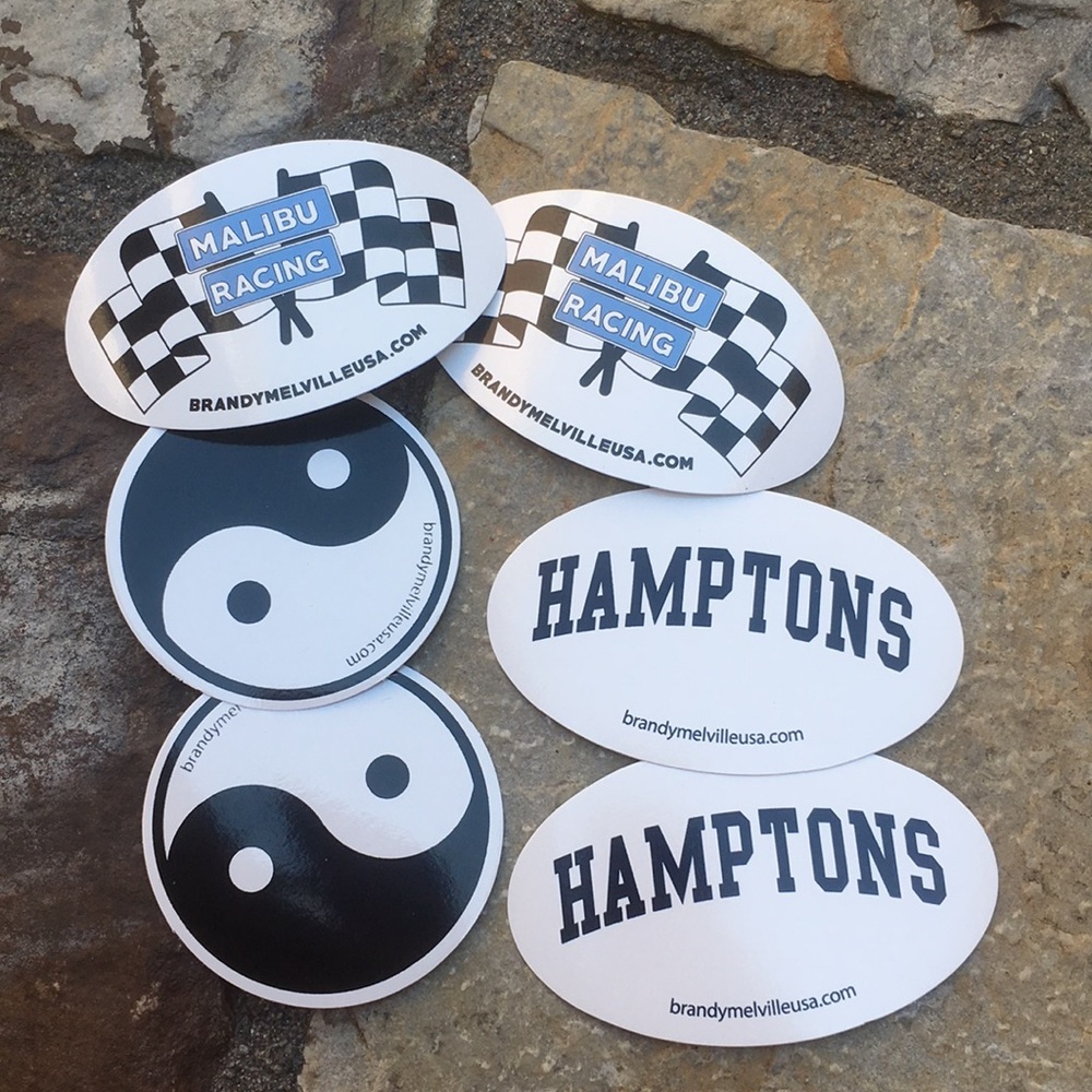 6 Brandy Melville stickers